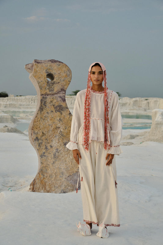 Thiri Embroidered Pants