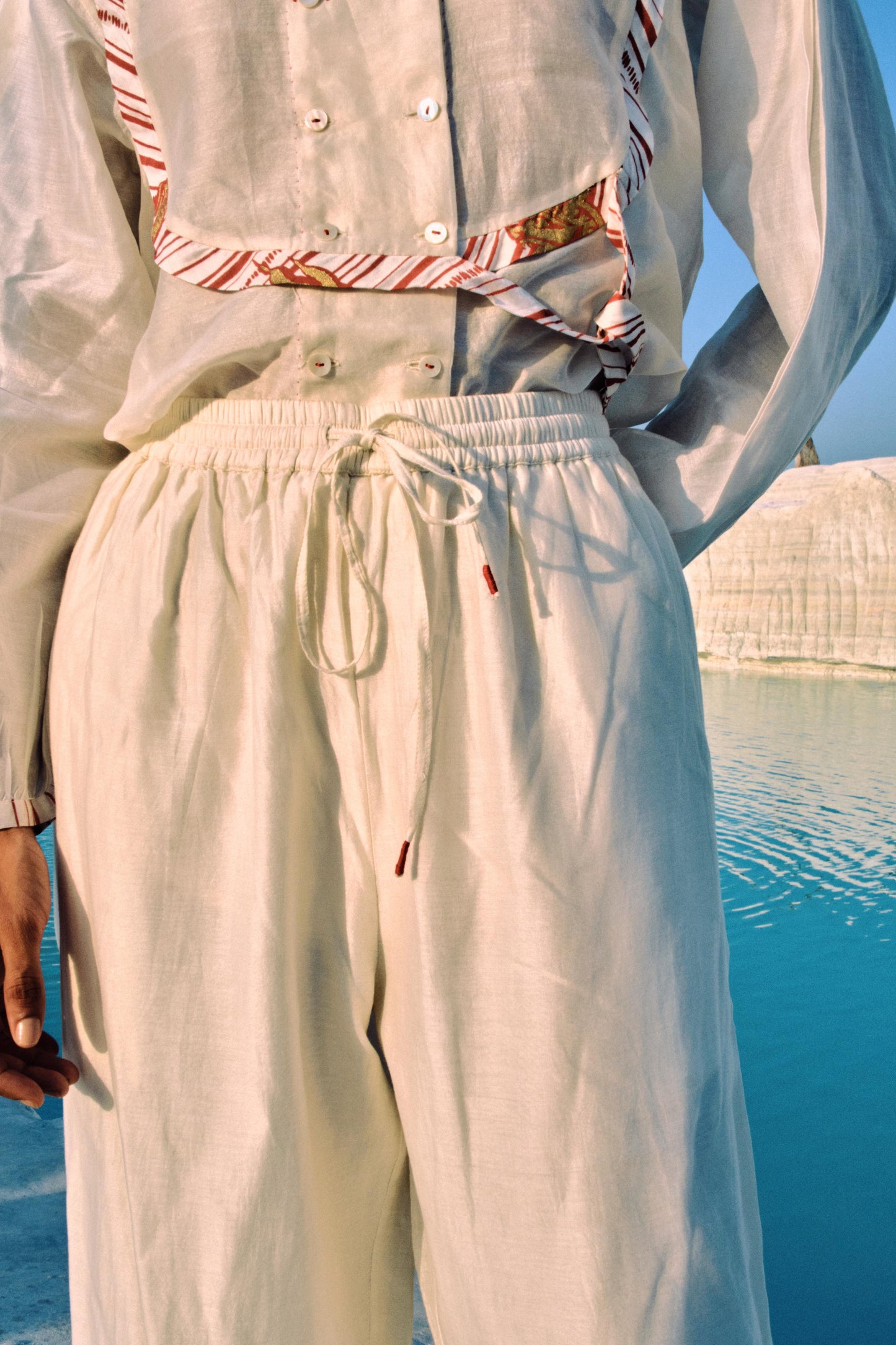 Thiri Embroidered Pants