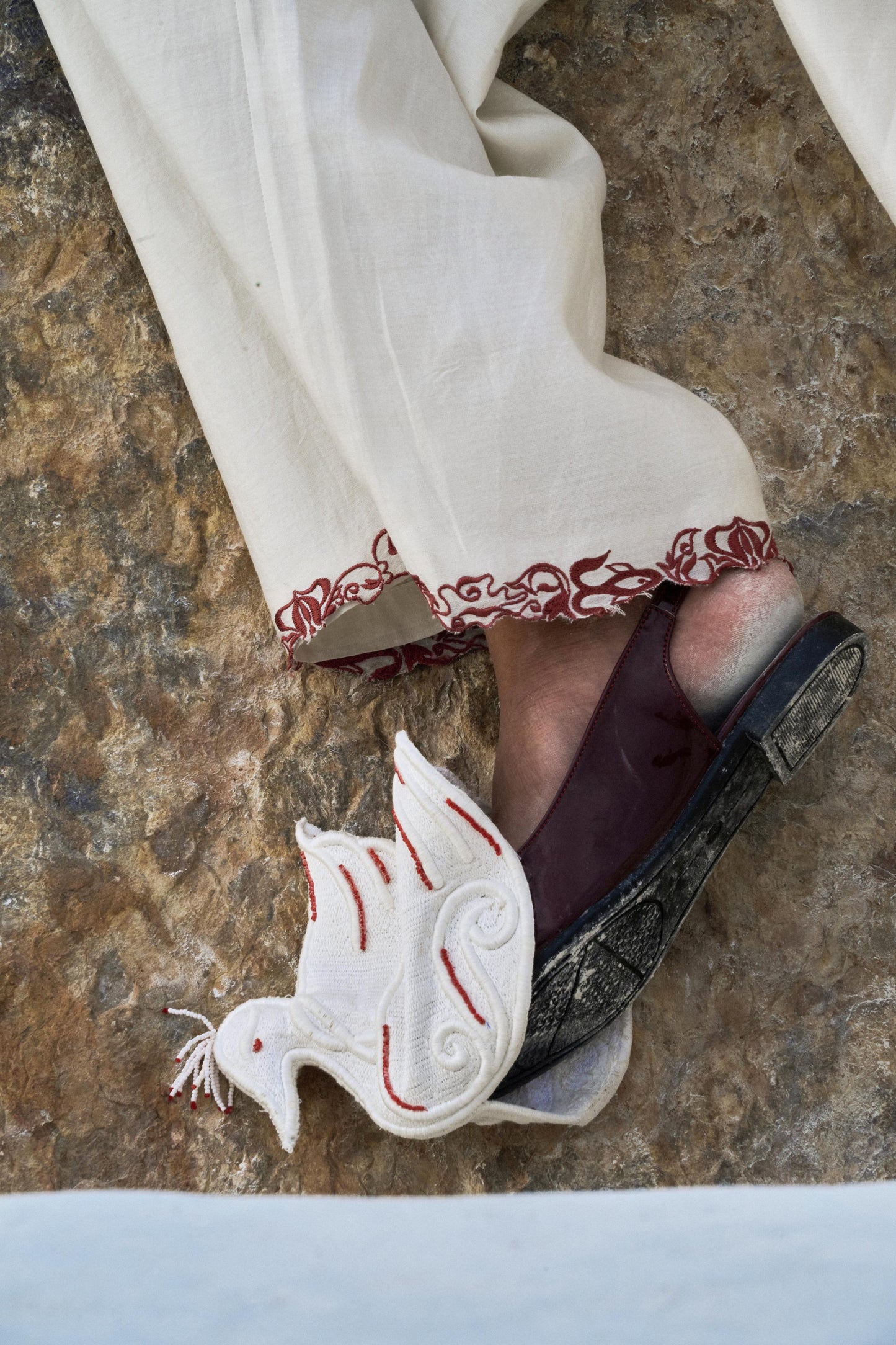 Thiri Embroidered Pants