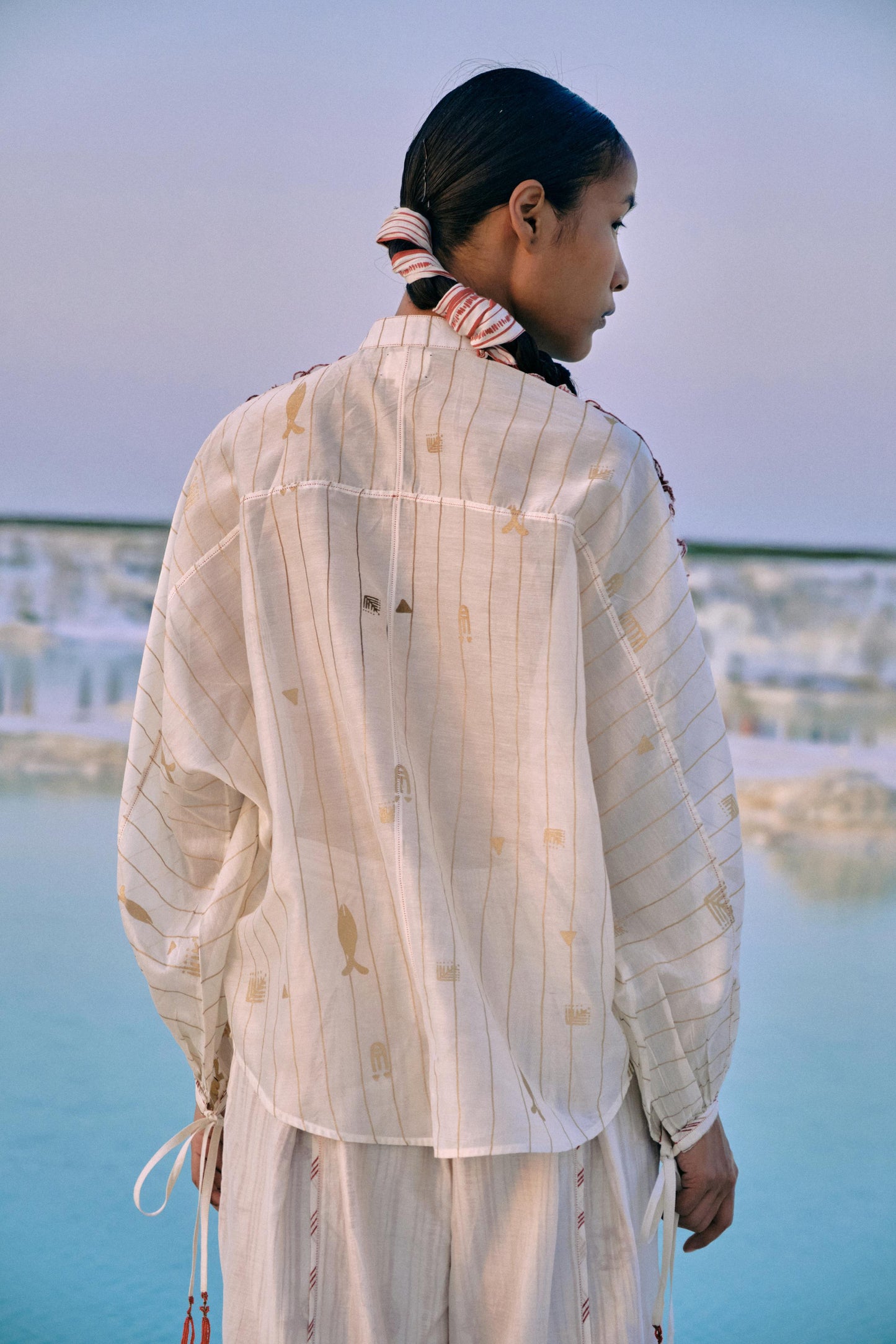 Shwe Stripe Dolman Shirt