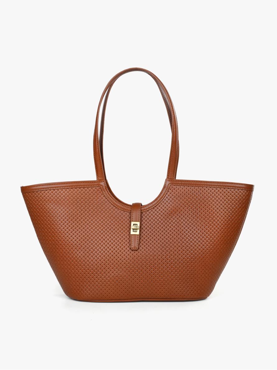 Amalfi Tote (Cognac) (Small)