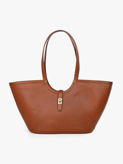 Amalfi Tote (Cognac) (Small)