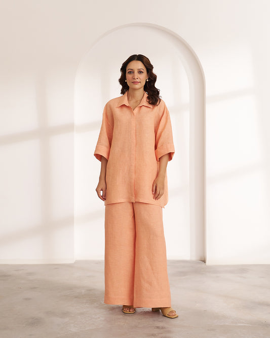 The Lavasa Pure Linen Set - Set Of 2