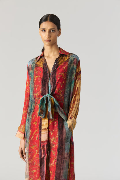 Villa Roma Wrap Kurta Set