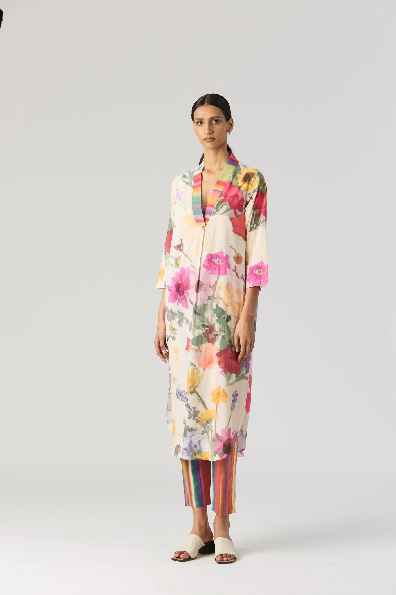 Maria Long Kurta Set Shuffling Suitcases