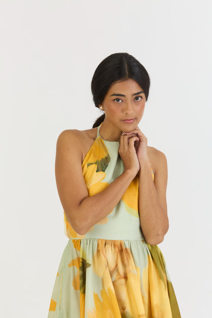 Lemonade Halter Neck Dress