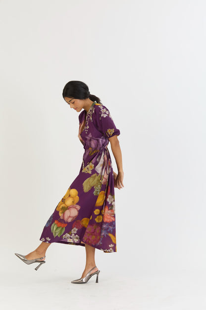 Jamun Side Tie Up Dress