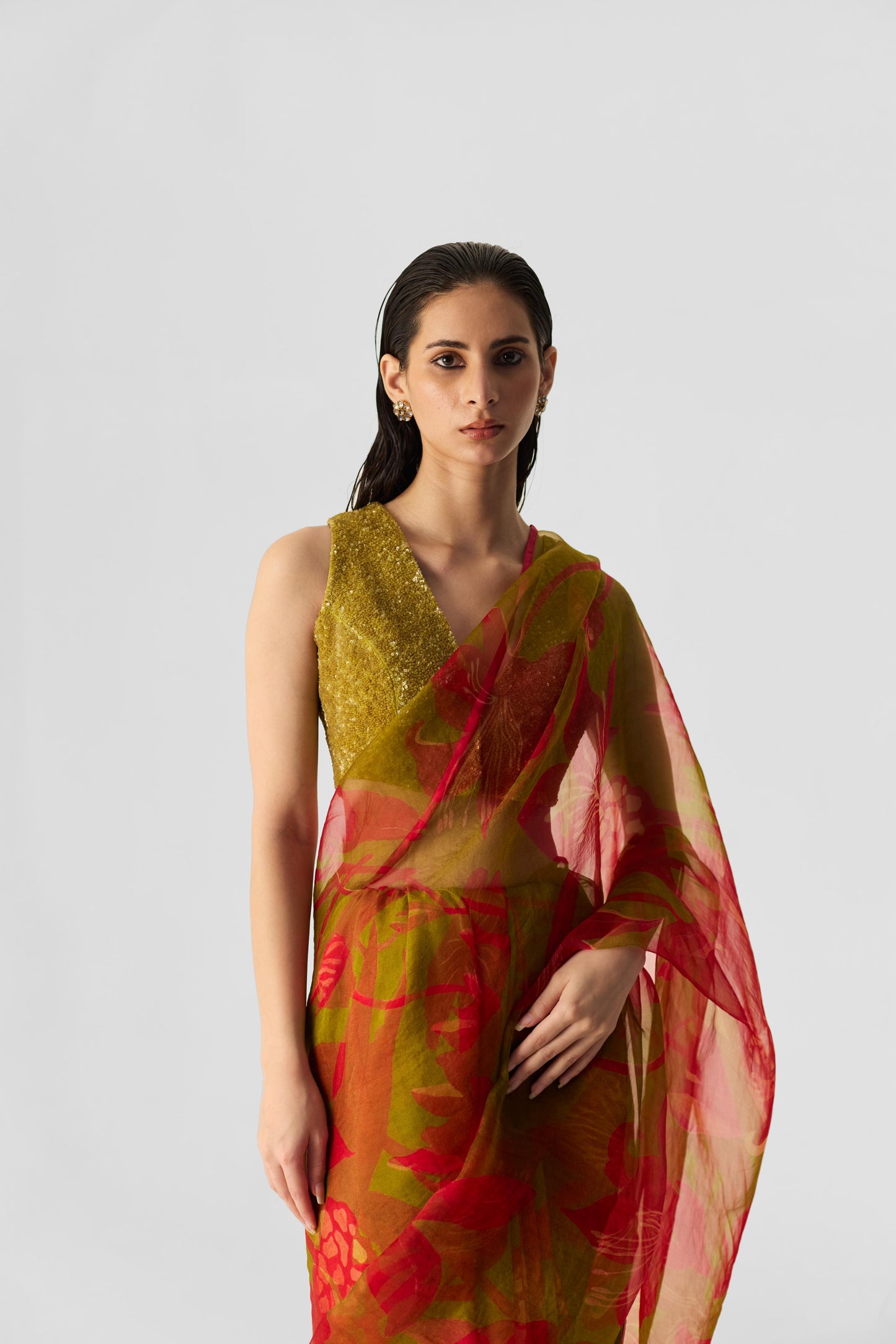 Lian Lime Saree