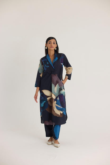 Rocco Shawl Collar Kurta Set