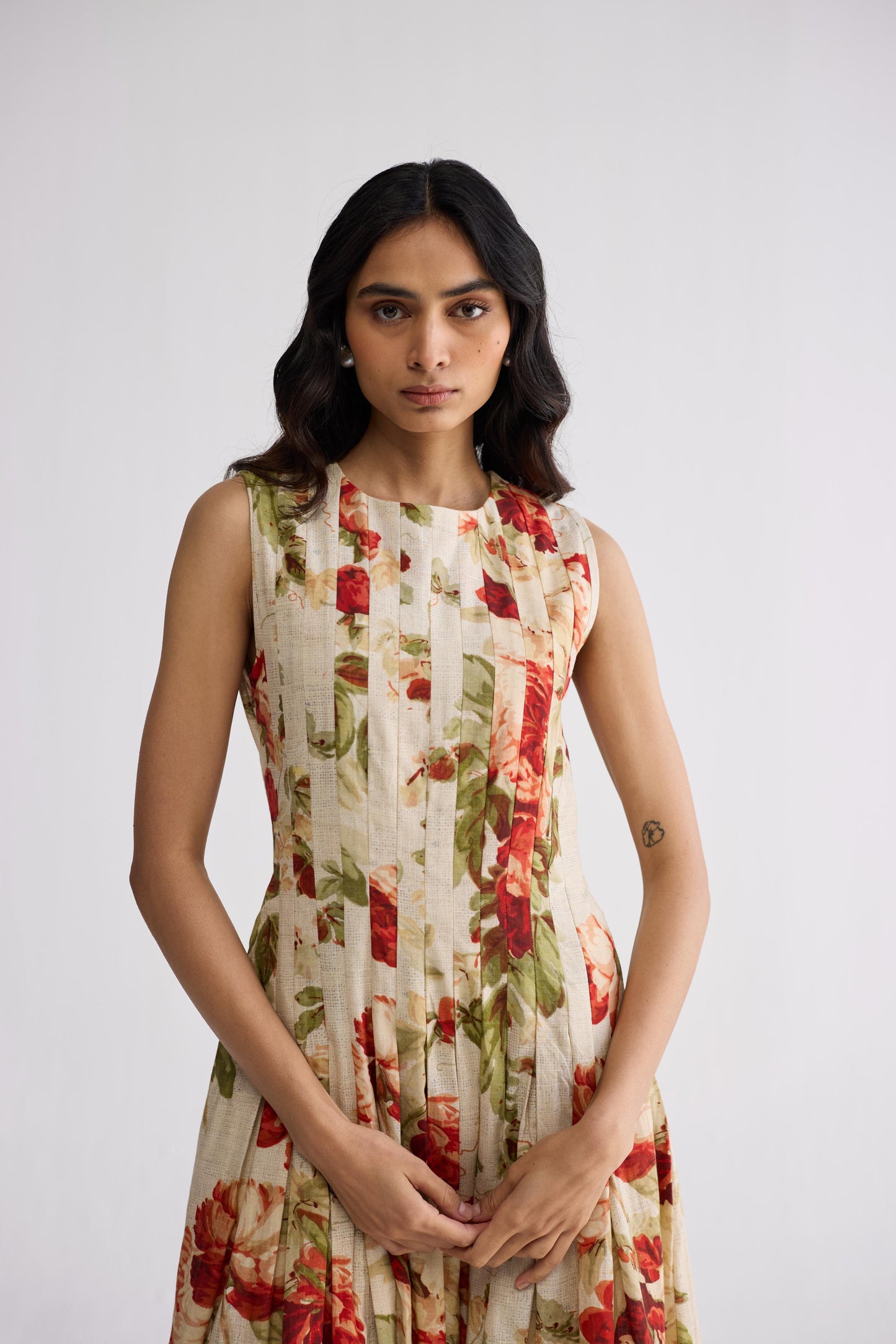 SAMA PLEATED DRESS