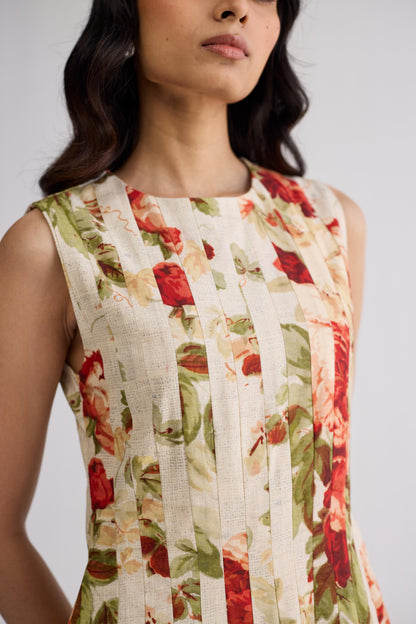 SAMA PLEATED DRESS