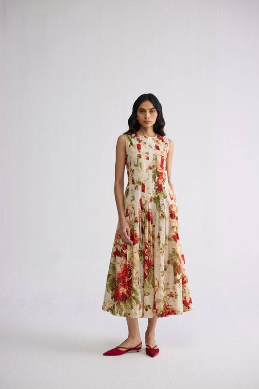 SAMA PLEATED DRESS