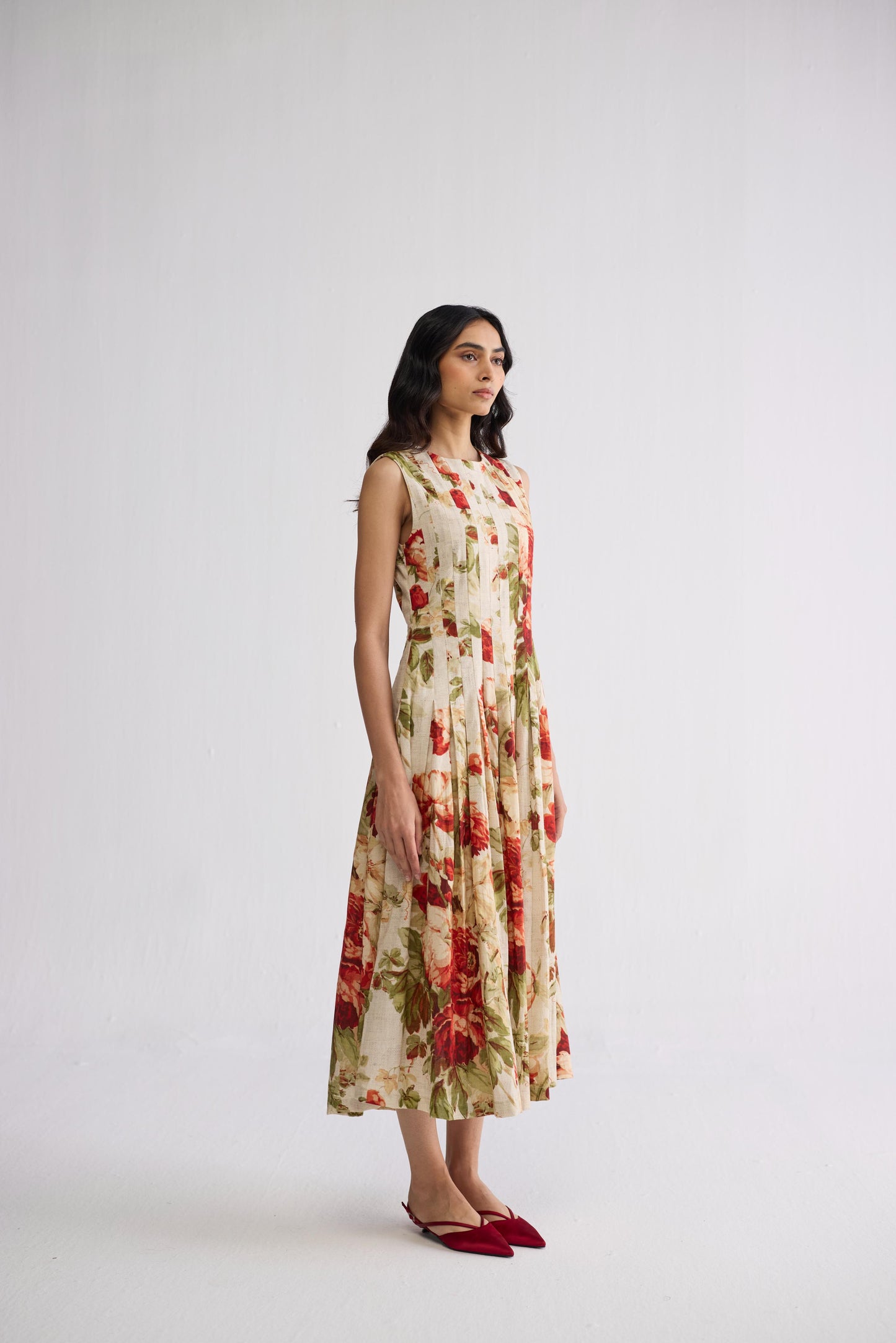 SAMA PLEATED DRESS