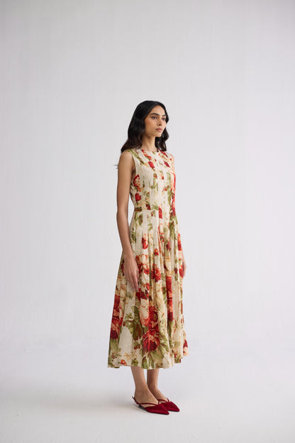 SAMA PLEATED DRESS