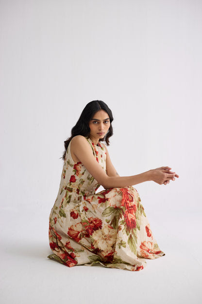 SAMA PLEATED DRESS