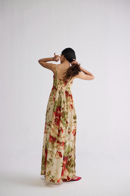 SAMA CREPE BRALETTE DRESS