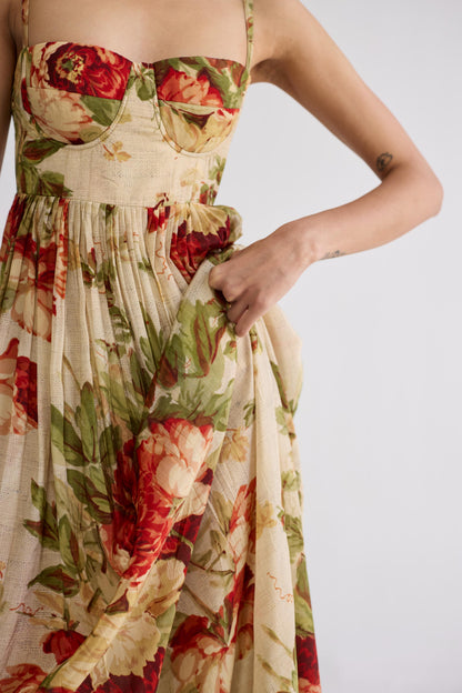 SAMA CREPE BRALETTE DRESS