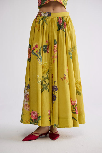 ROMY HALTERNECK WAISTCOAT & SKIRT SET