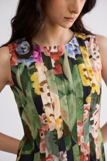 RAIN PLEATED DRESS