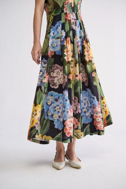 RAIN PLEATED DRESS
