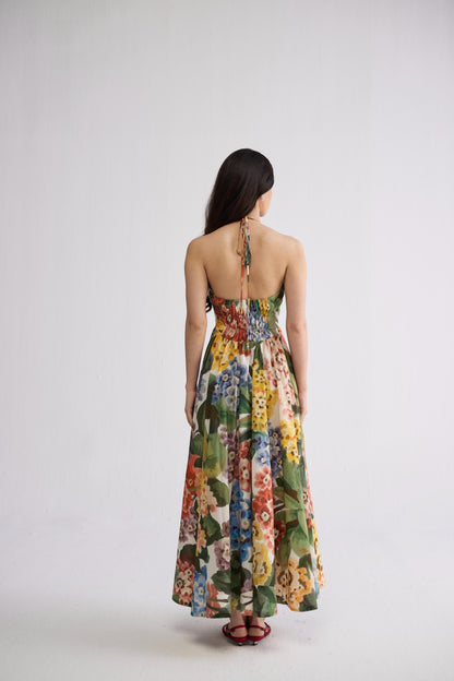 VERANDA HALTERNECK DRESS