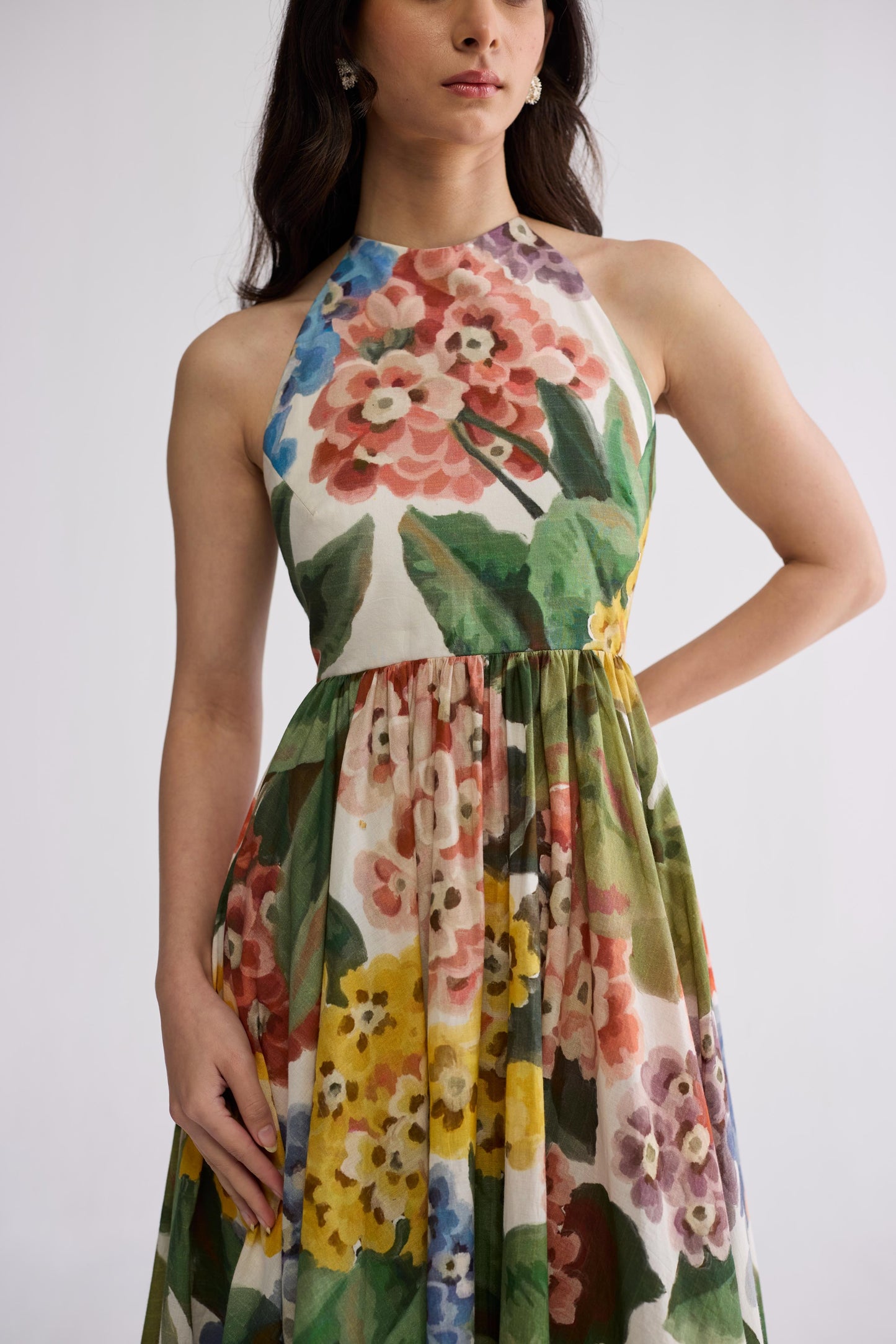 VERANDA HALTERNECK DRESS