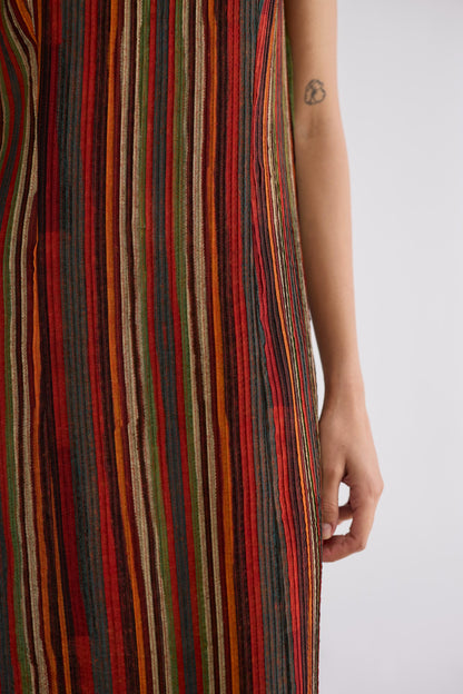 JILIAN CREPE PINTUCKS DRESS