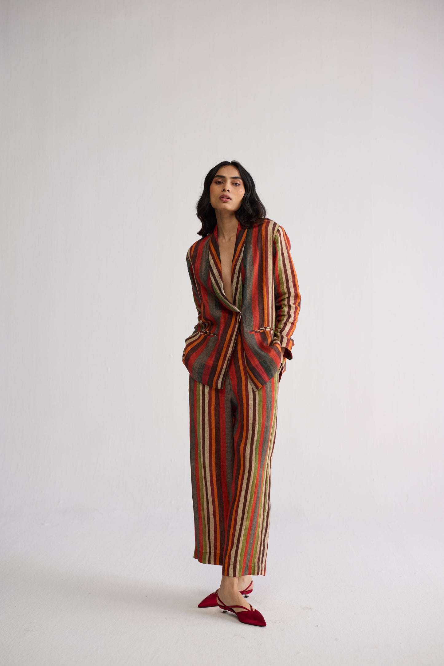 JILIAN BLAZER & PANTS SET