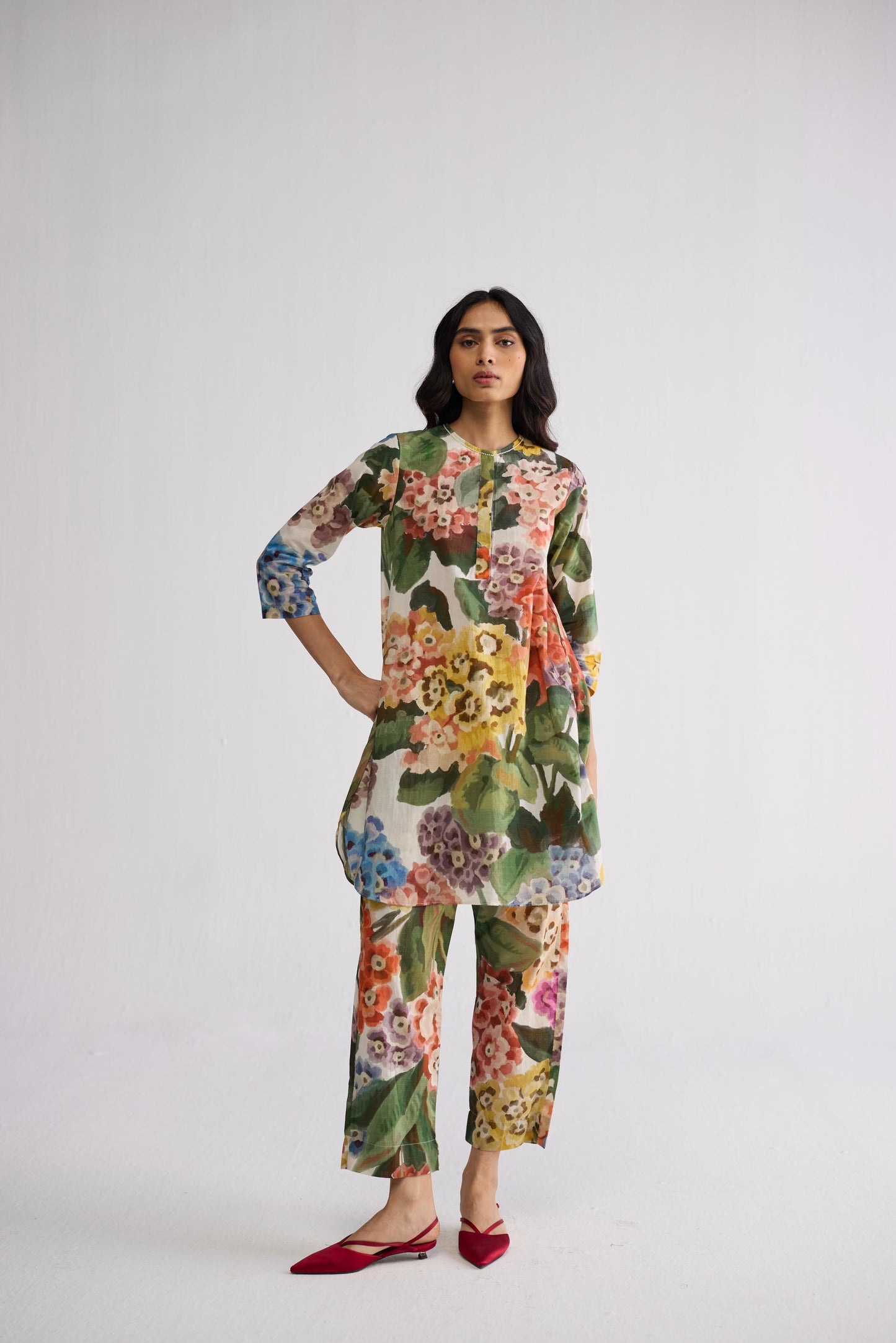 VERANDA SHORT KURTA SET