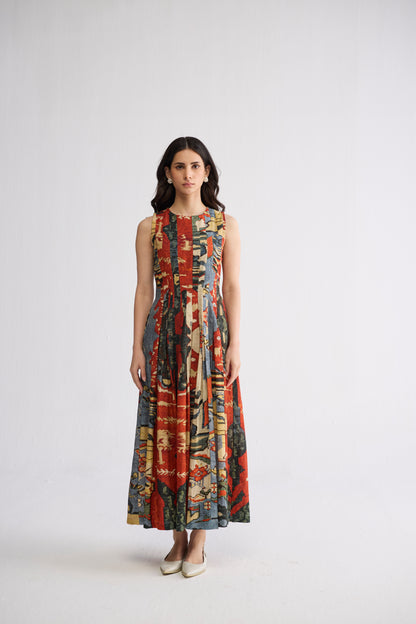ALO PLEATED DRESS