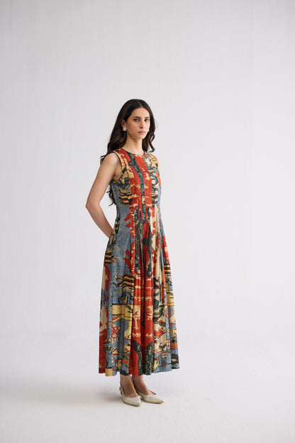 ALO PLEATED DRESS