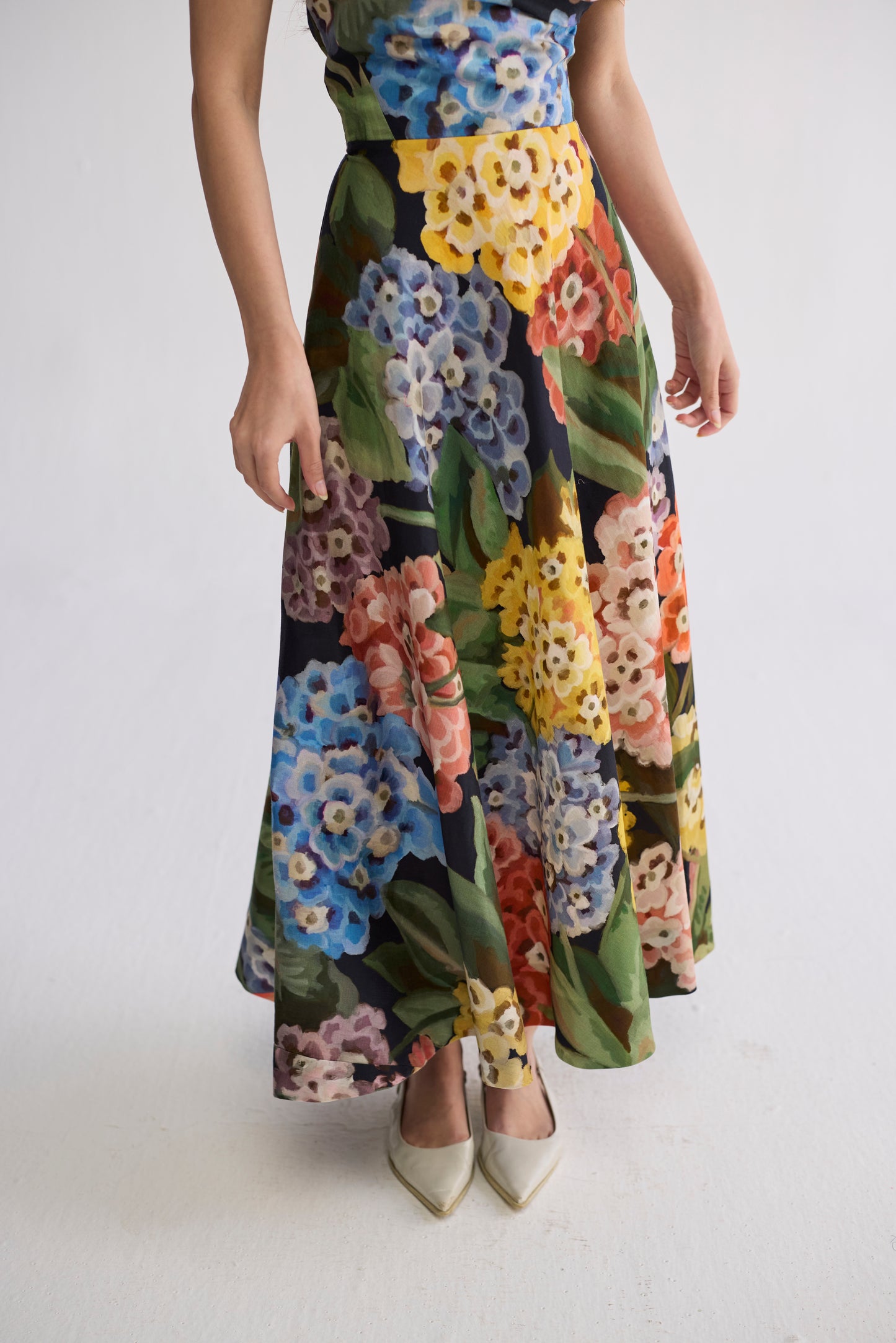 RAIN DRAPED OFF SHOULDER DRESS