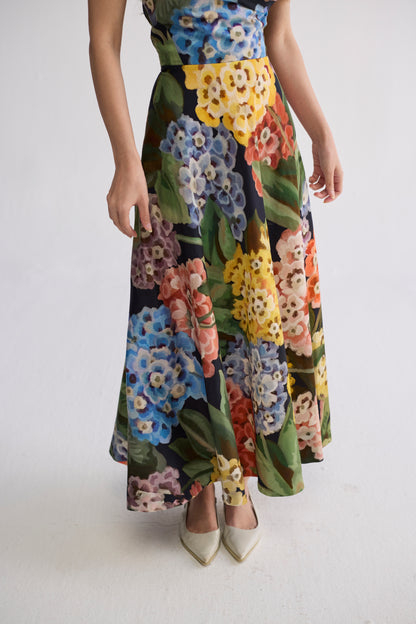 RAIN DRAPED OFF SHOULDER DRESS