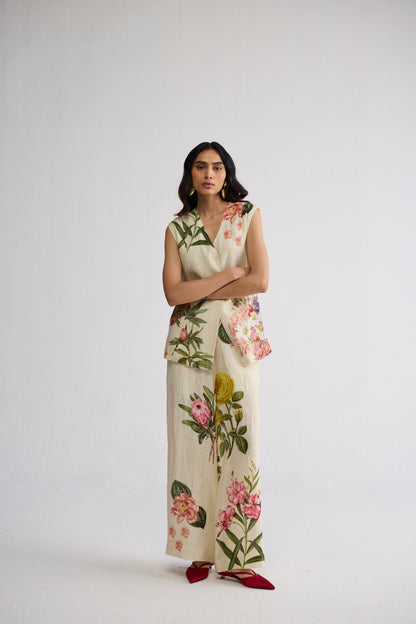 PRIMAVERA PANELLED WAISTCOAT & PANTS SET