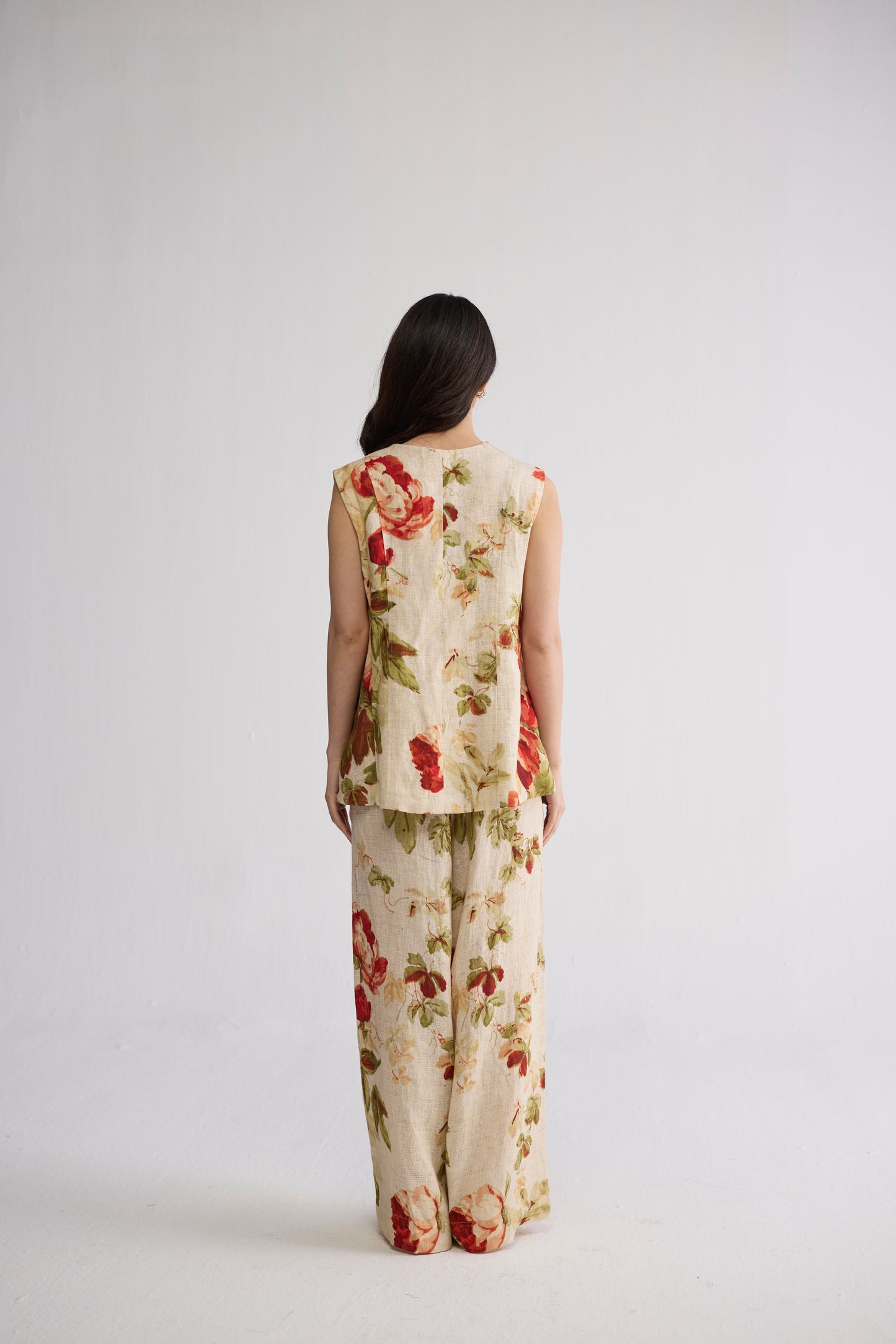 SAMA PANELLED WAISTCOAT & PANTS SET