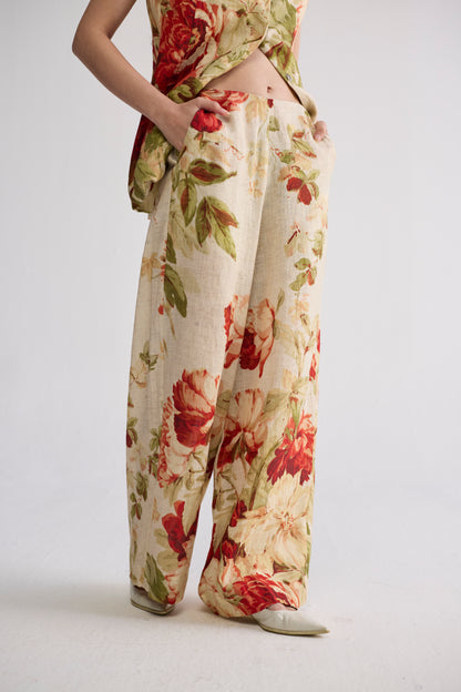 SAMA PANELLED WAISTCOAT & PANTS SET