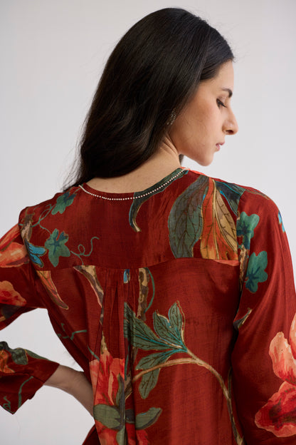 VINE LONG KURTA SET