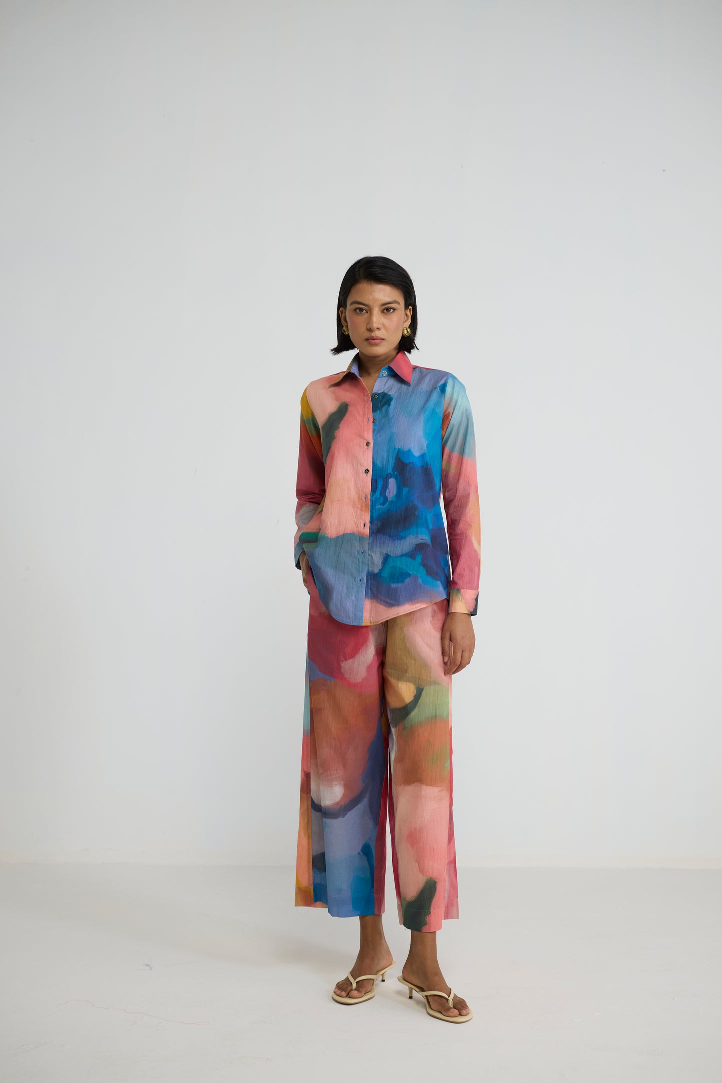 RAINBOW GARDEN COTTON CO-ORD