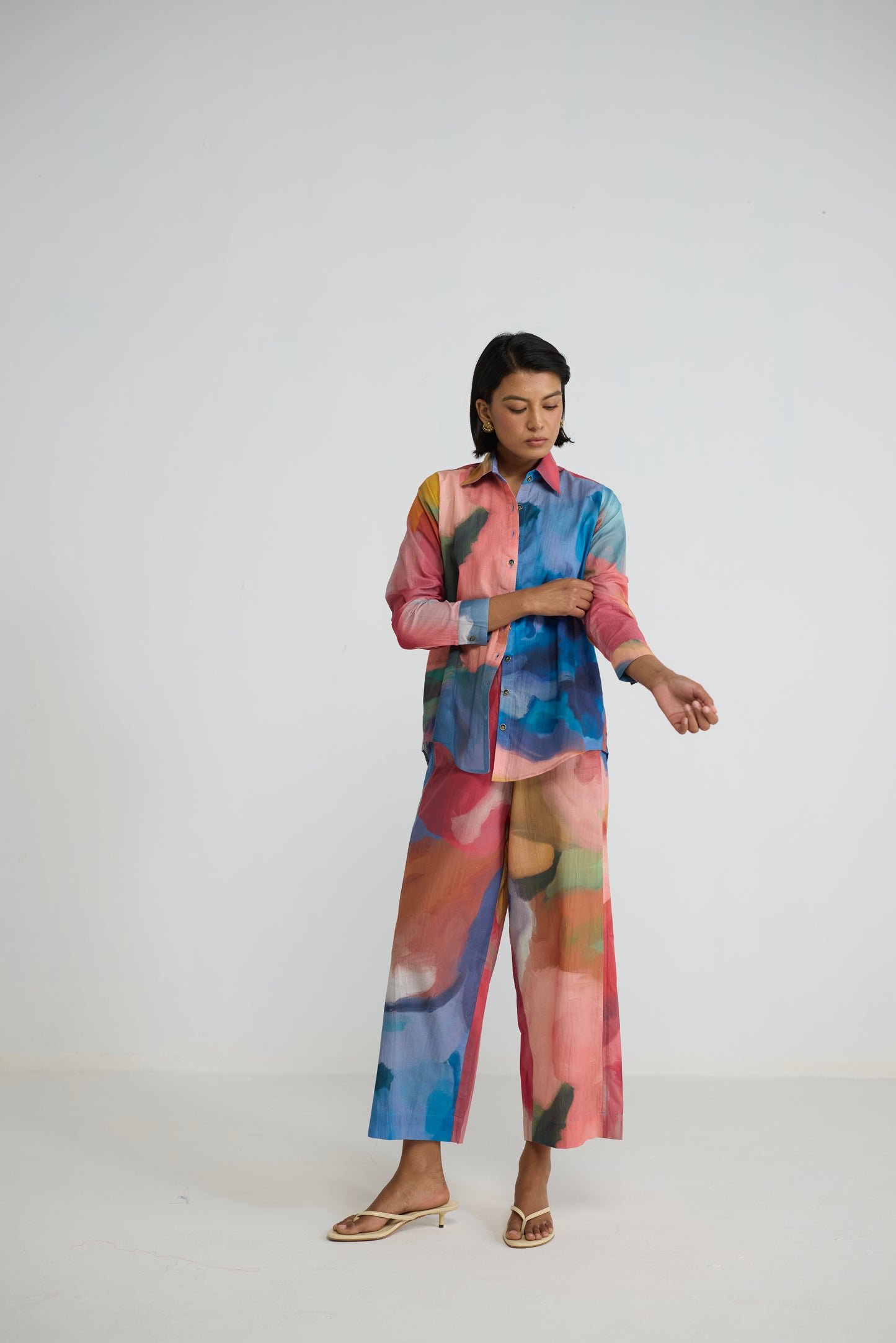 RAINBOW GARDEN COTTON CO-ORD