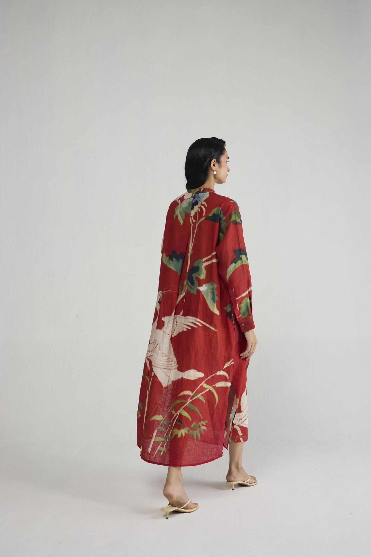 BARA LINEN SHIRT DRESS