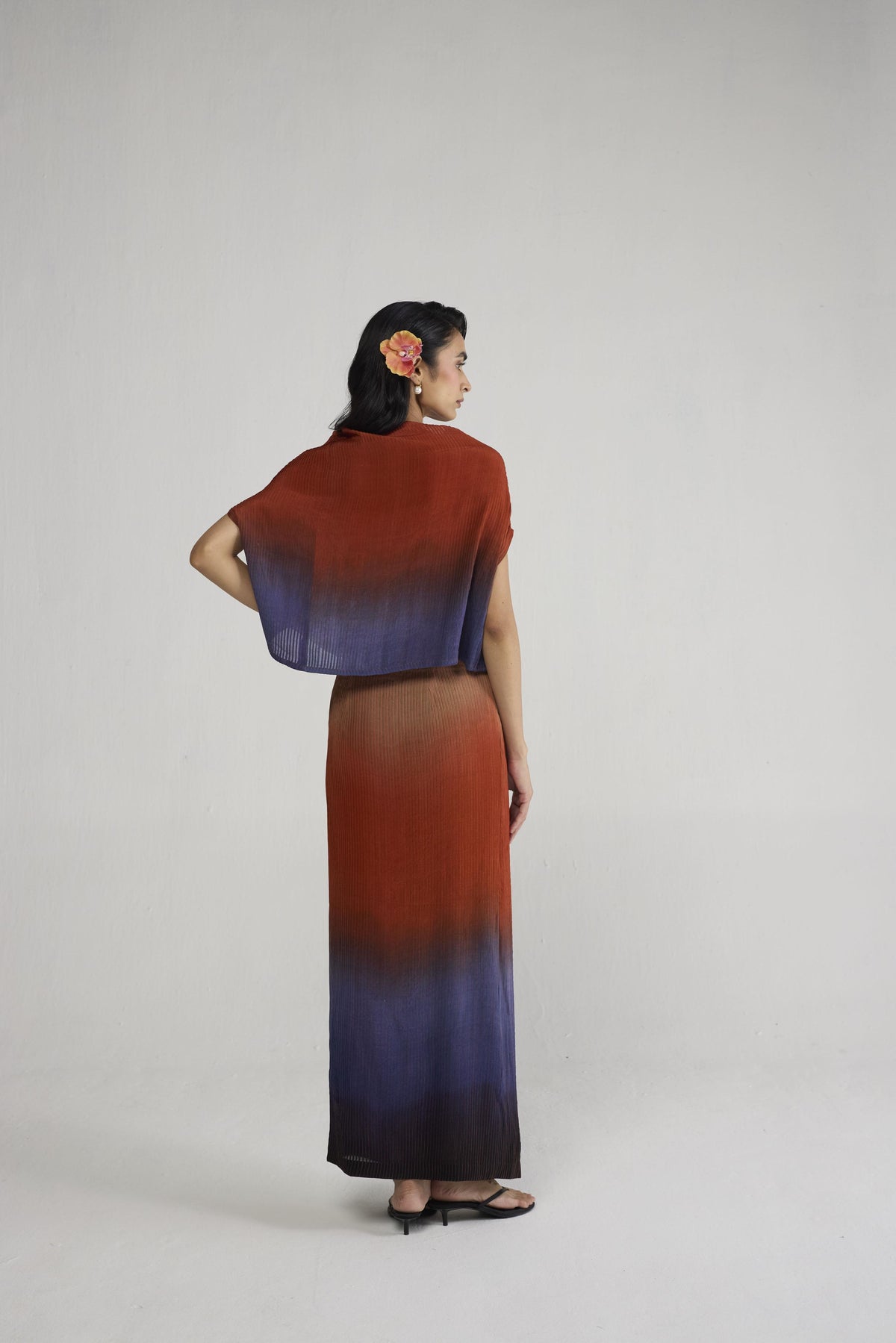 UME PINTUCKS WRAP SKIRT