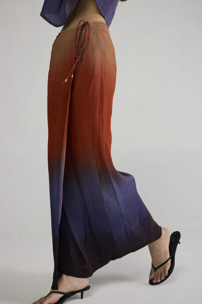 UME PINTUCKS WRAP SKIRT