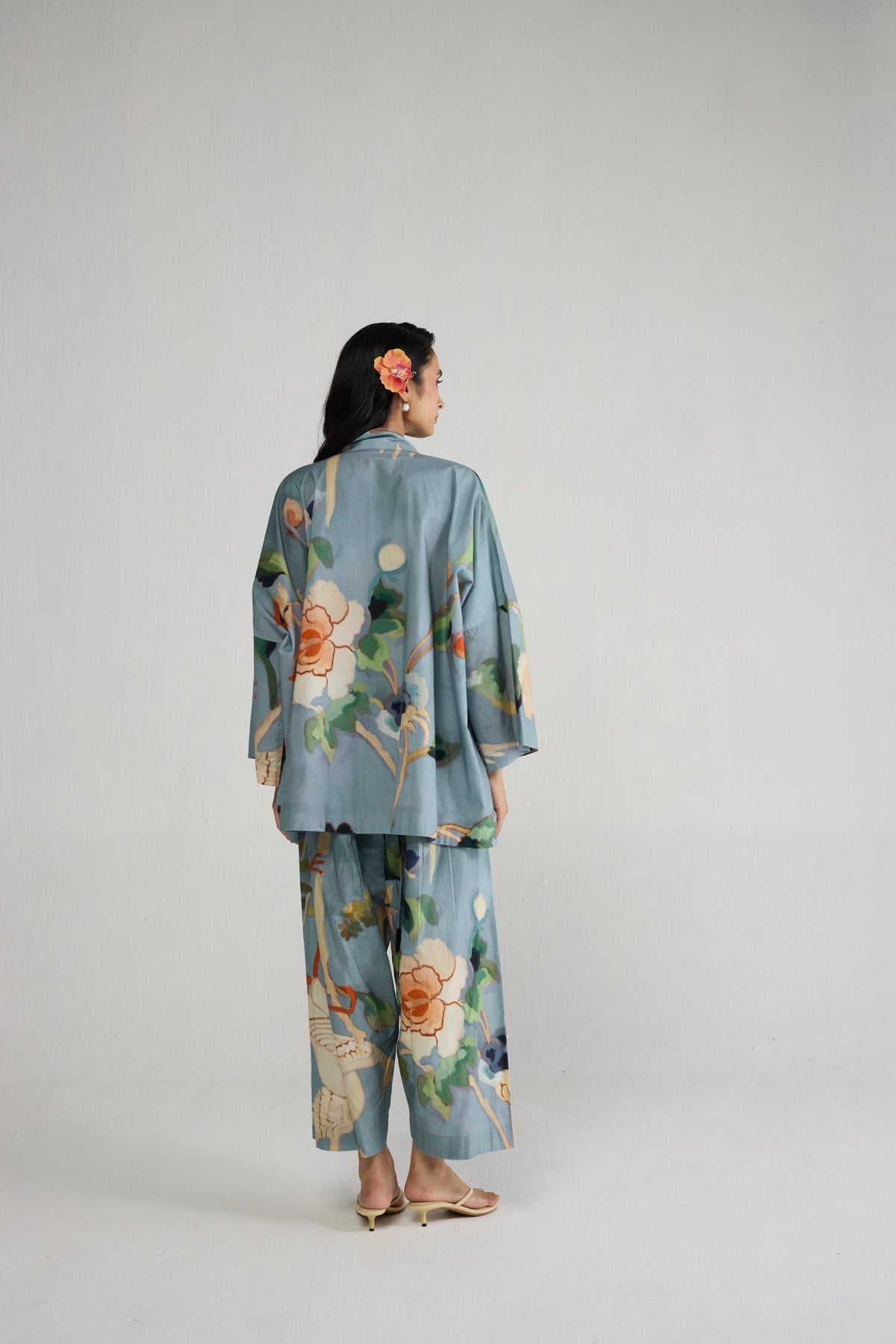 ASAGAO KIMONO KURTA & PANTS SET