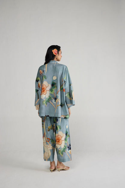 ASAGAO KIMONO KURTA & PANTS SET