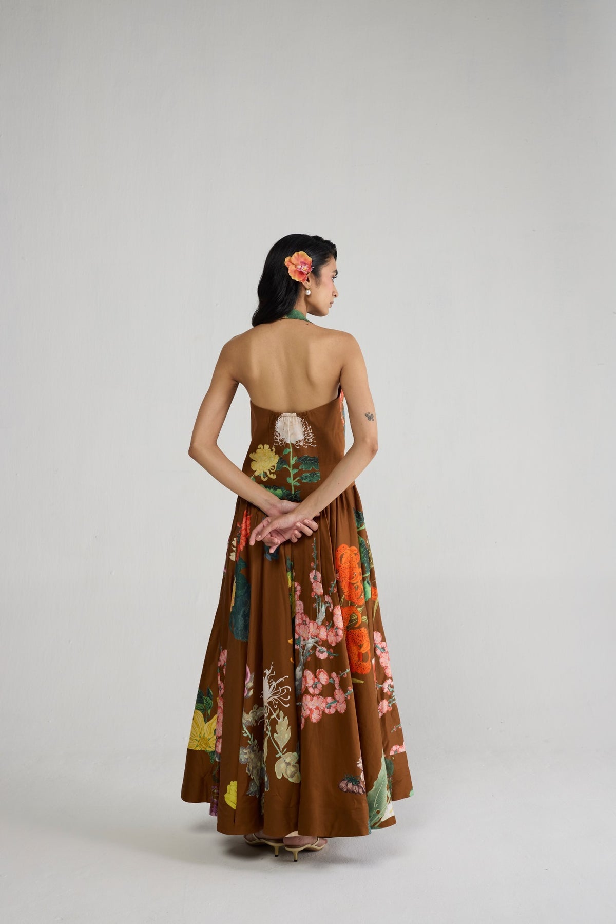 EMI HALTERNECK WAISTCOAT & SKIRT SET