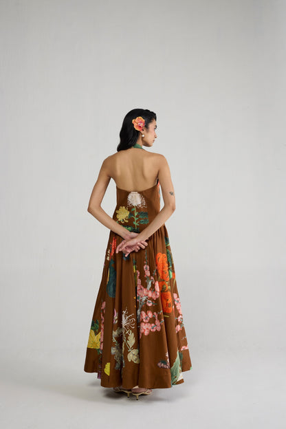 EMI HALTERNECK WAISTCOAT & SKIRT SET