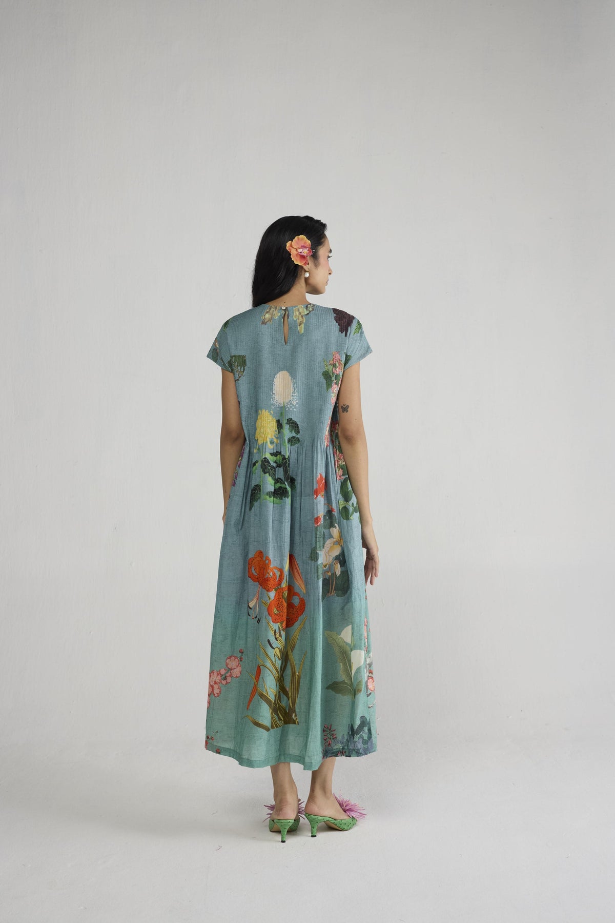 ITSUKI PINTUCKS DRESS