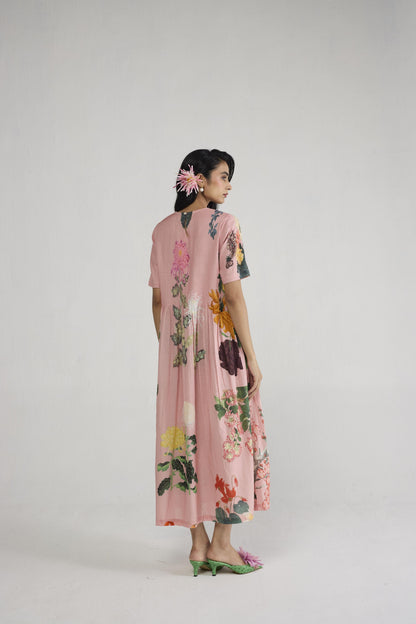 SAKURA PINTUCKS DRESS