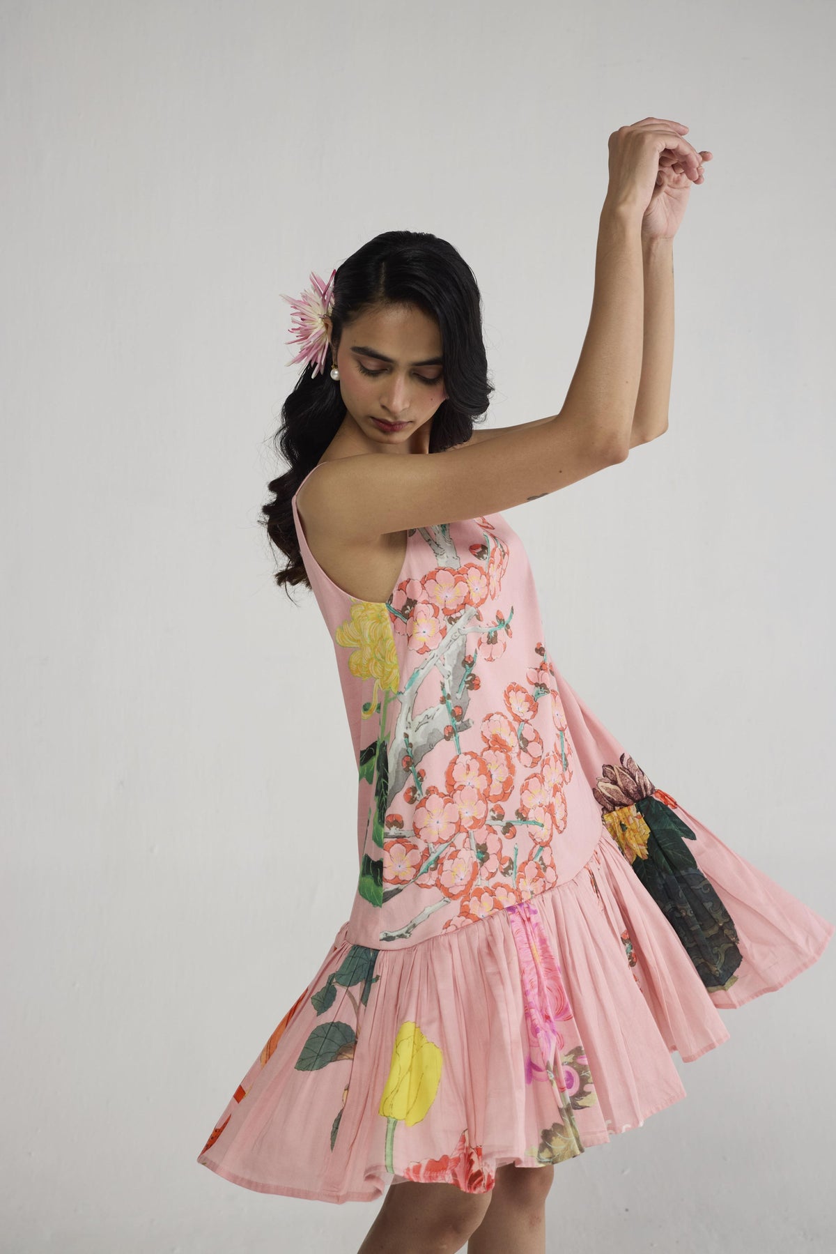 SAKURA SHORT FRILL DRESS