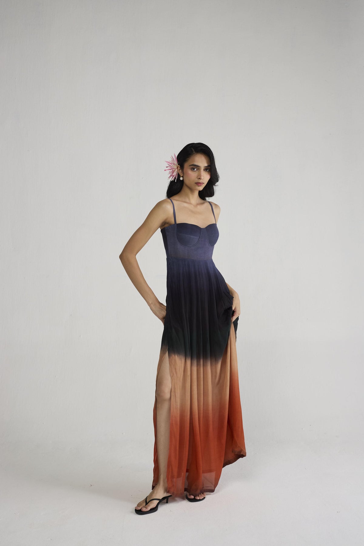 UME CREPE BRALETTE DRESS